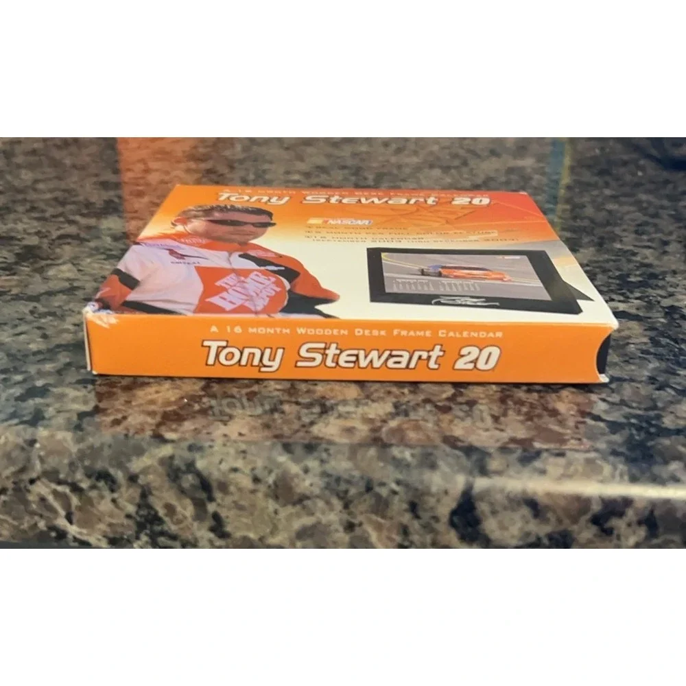 Vintage Tony Stewart wooden desk calendar 2004 in box
